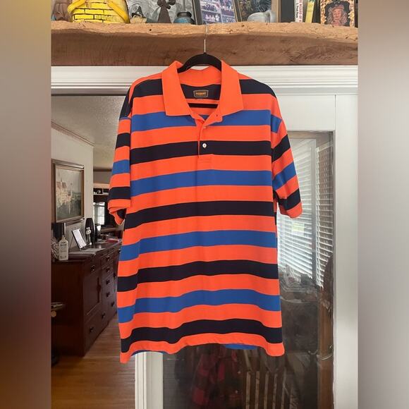 Foundry mens stripe polo - Picture 1 of 5